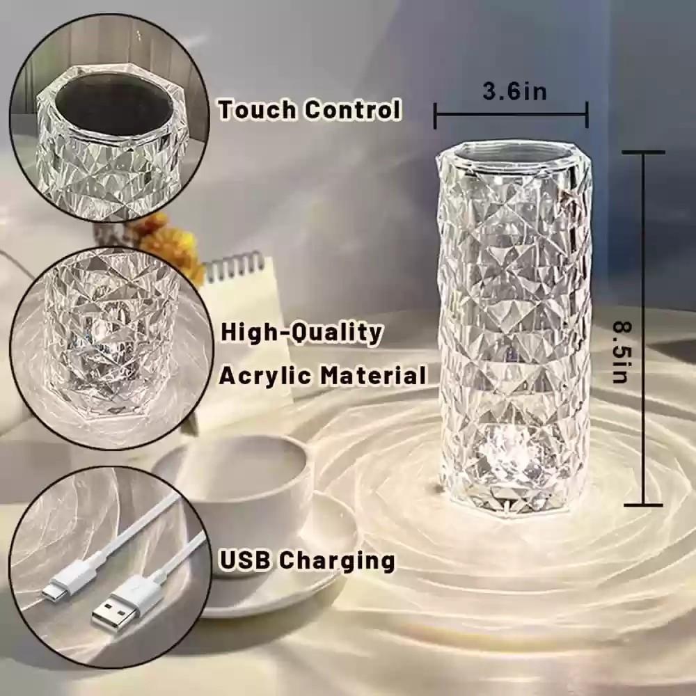 Multi colour electric lamp