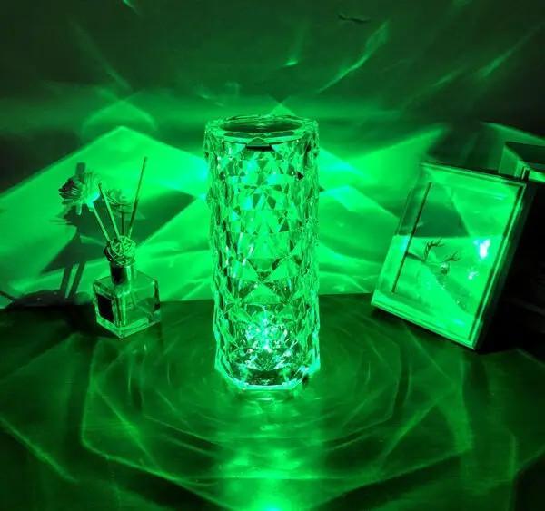 Multi colour electric lamp