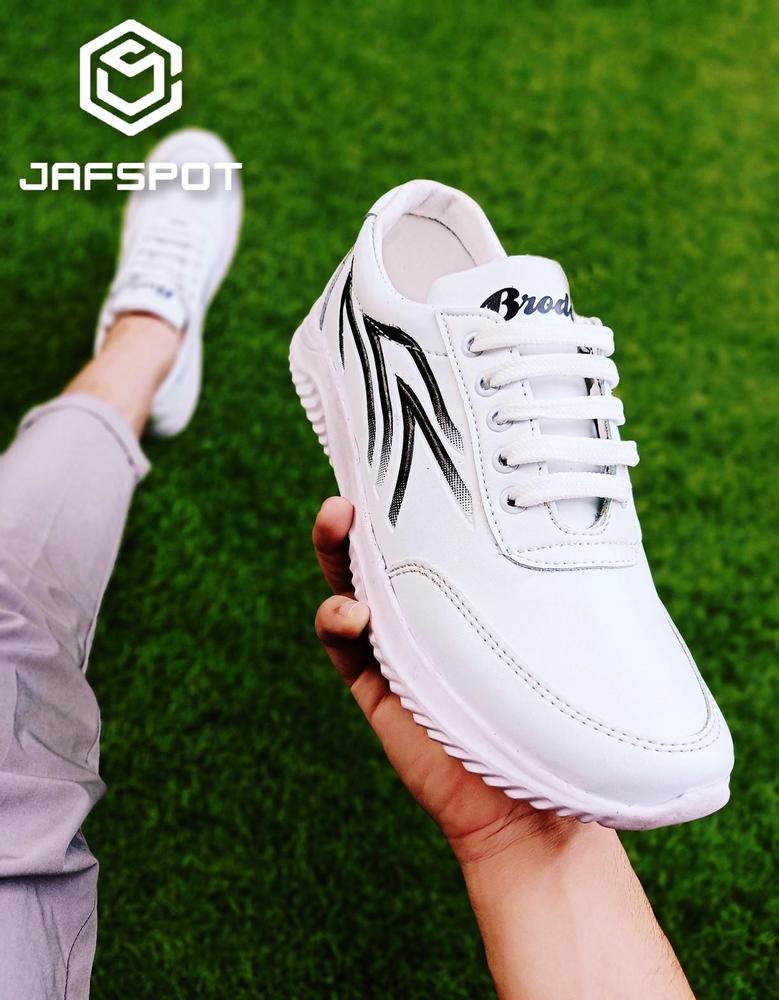 Mens rexine stylish sports shoes