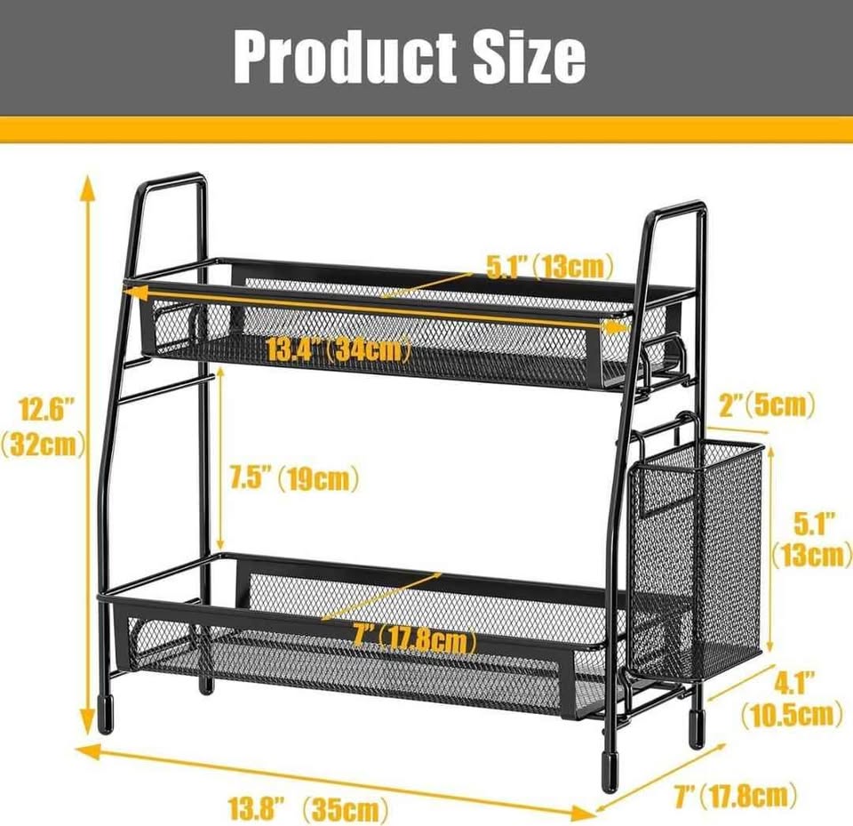 stainless steel kitchen organizer