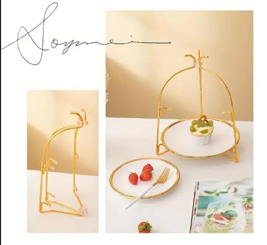 Golden Iron Organizer for serving any thing the best storage solution