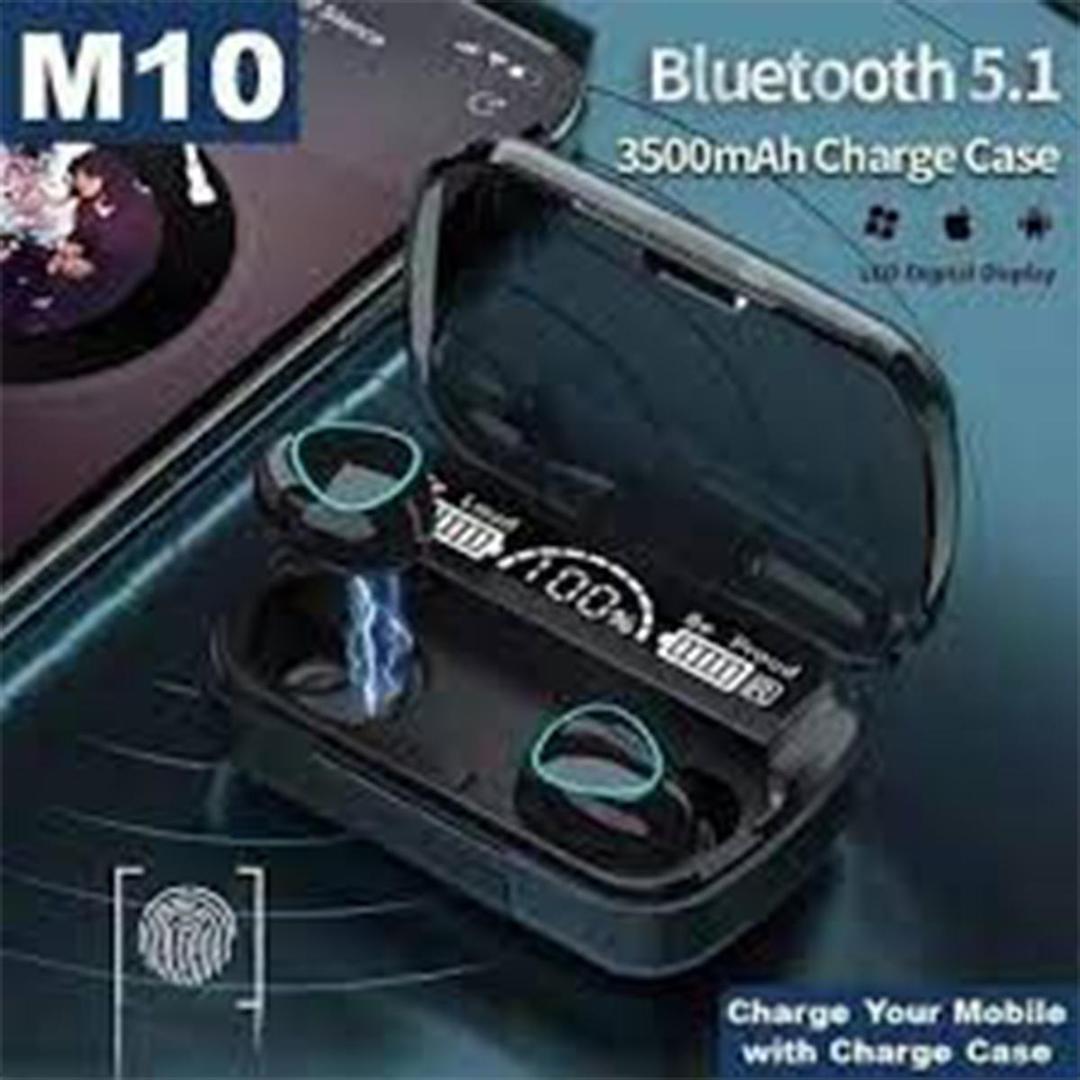 M10 Wireless Earbuds, Black
