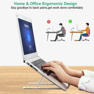 š¼ Portable & Foldable Laptop Stand ā Say Goodbye to Neck & Back Pain! š