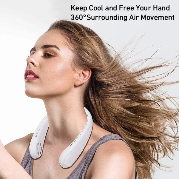 Experience portable and rechargeable neackfan with outclass fan speed 🍃 and light weight 45% 0ff 🔥 in summer sale