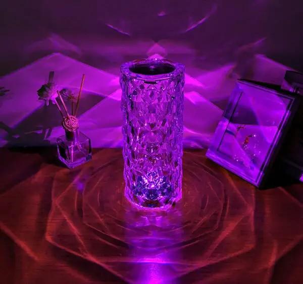 Multi colour electric lamp