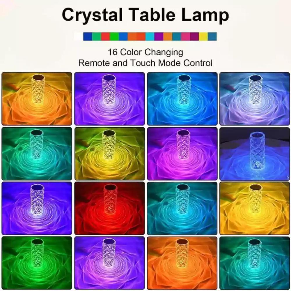 Multi colour electric lamp
