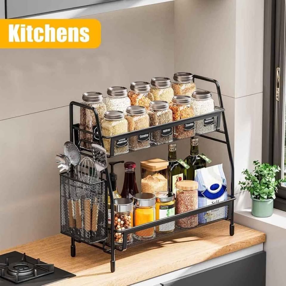 stainless steel kitchen organizer