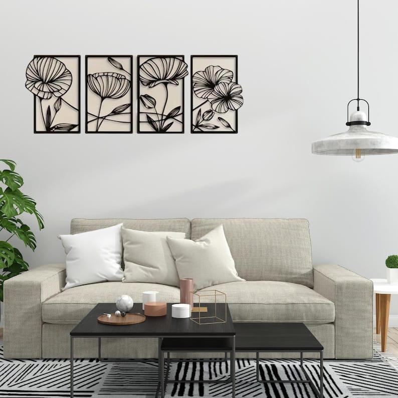 Flower Design Wall Art