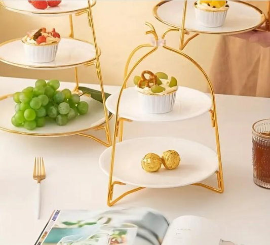 Golden Iron Organizer for serving any thing the best storage solution