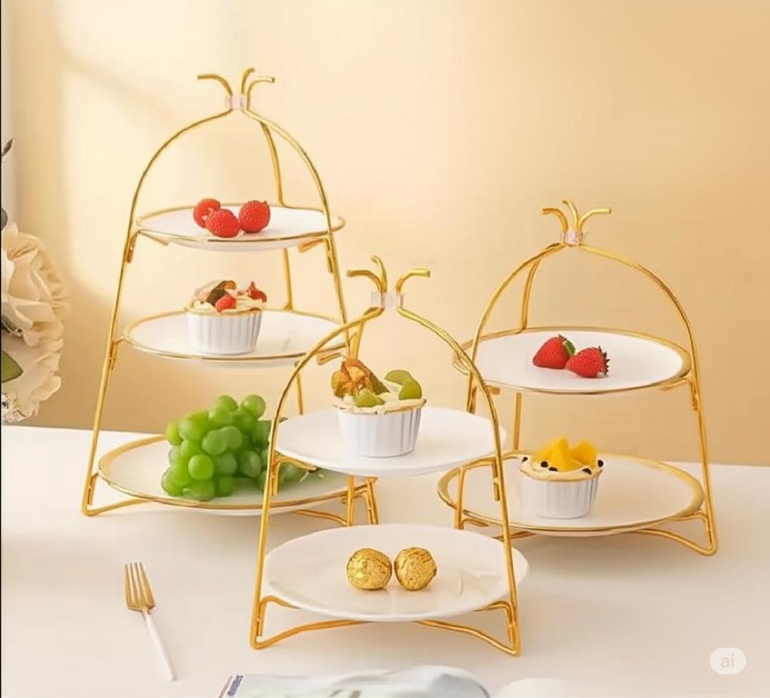 Golden Iron Organizer for serving any thing the best storage solution