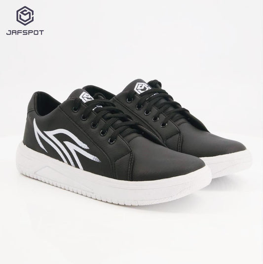Jaf Spot Casual Sneakers-JF035, Black