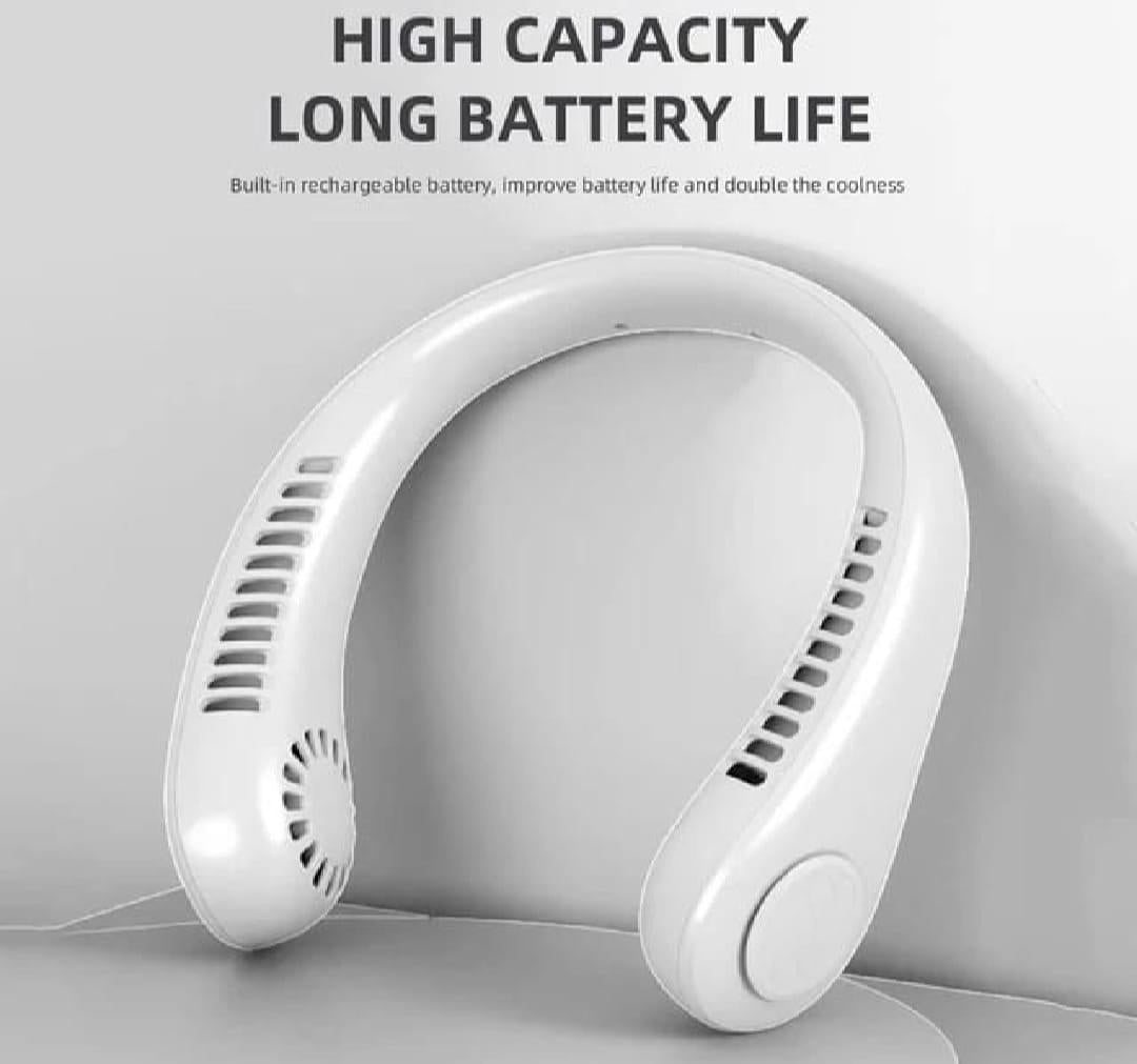 Experience portable and rechargeable neackfan with outclass fan speed 🍃 and light weight 45% 0ff 🔥 in summer sale