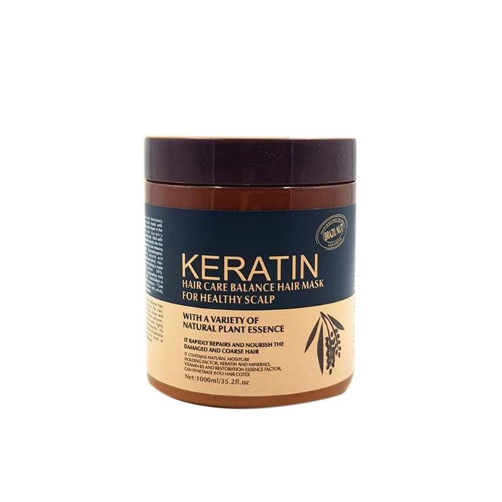 Keratin hair mask treatment