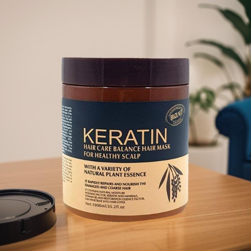Keratin hair mask treatment